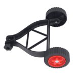 Roue de support de trimeur à gazon, facile d'installation Hauteur réglable Multifonctionnel Trimmer universel roue auxiliaire pour les projets extérieurs