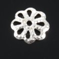 thumbnail image 4 of Beautiful Bead 6mm Silver Tone Flower Bead Caps for Jewelry Making (About 500pcs), 4 of 8