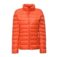 thumbnail image 1 of Chaqueta ligera de otoño e invierno para mujer, chaqueta ligera de talla grande con cuello alto, modelos básicos, 1 of 6