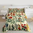 thumbnail image 2 of Manfei Retro Rustic Flower Bedding Comforter Set,Natural Plant Twin Comforter Sets,Vintage Country Floral Bedding Set For Girls Kids,Super Cozy Room Decor Reversible,2pcs, 2 of 8