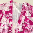 thumbnail image 4 of BOOMNY Womens 2 Peice Hawaii Shorts Sets Tropical Graphic Short Sleeve Buttons Tops Shorts Outfits for Women Summer Beach Matching Sets, 4 of 6