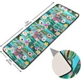 thumbnail image 2 of Dreamtimes Blooming Cactus Hallway Runner Rug 2'x6' Kitchen Rug with Rubber Backing Colofrul Flowers Non Slip Entryway Rug Runner Washable Soft Area Rug for Hallway Bedroom Kitchen Decor, 2 of 6