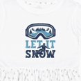 thumbnail image 4 of Inktastic Let It Snow Snowboarding Girls Toddler Dress, 4 of 5