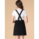 thumbnail image 5 of Falda de Tirantes Allegra K Vestido General Negro L, 5 of 6