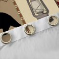 thumbnail image 4 of Manfei Child Rustic Farmhouse Curtains Pack of 2 (42x84 Each), Woodland Wildlife Curtains Blackout, Bear Reindeer Animal Bedroom Curtains, Window Curtains Room Decor, 4 of 6