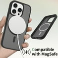 thumbnail image 4 of ShellTech for iPhone 16e Magnetic PC+TPU Case, Translucent Matte Case with Button Protection [Compatible with Magsafe] Anti-Scratch Anti-Fingeprint Anti-Slip Shockproof Slim Cover,Gray, 4 of 7