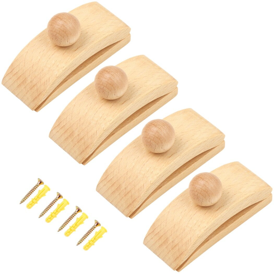 4 PCS Quilt Wall Hangers Wall Hanging Quilt Clamp Wooden Blanket Wall Hanger Quilt Holder for Wall Display Tapestry Hanger with Screw Set Wood Wall Clamps for Quilts Fabric Crafts Walmart