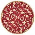 thumbnail image 2 of Transitional Rug - Easy Care Polypropylene -Red/Gold-Color:Red/Gold,Design:Transitional,Shape:Round,Size:6'L x 6'W, 2 of 5