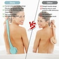 thumbnail image 5 of BTideas Bath Back Brush Long Handle, 20.5” Back Scrubber for Shower, Exfoliating Shower Brush,Nylon, 5 of 7