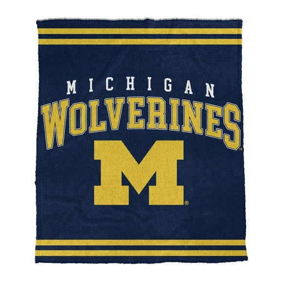 Pegasus Michigan Wolverines 60" x 70" Cozy Plush Knit Blanket