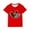 Red C, variant on Lopecy-Sta Girls T Shirts Children's Wear Funny Plaid Leopard Love Heart Print Tee Spring Casual Short Sleeve Graphic Tees Tops