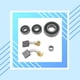 thumbnail image 4 of Eigraketly Kit de reconstrucción de motor de metal fácil de instalar para motor Daroplo Reconstrucción de motor Daroplo resistente y duradero Herramientas eléctricas, 4 of 6