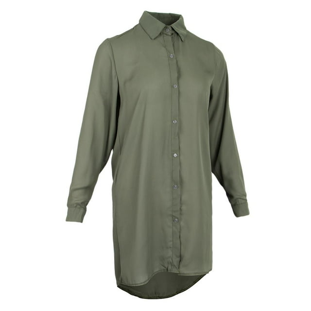 Blusa Vestir Gasa Manga Larga Transpirable Suave Fresco Blusa de Diario 2XL Macarena vestido largo de gasa