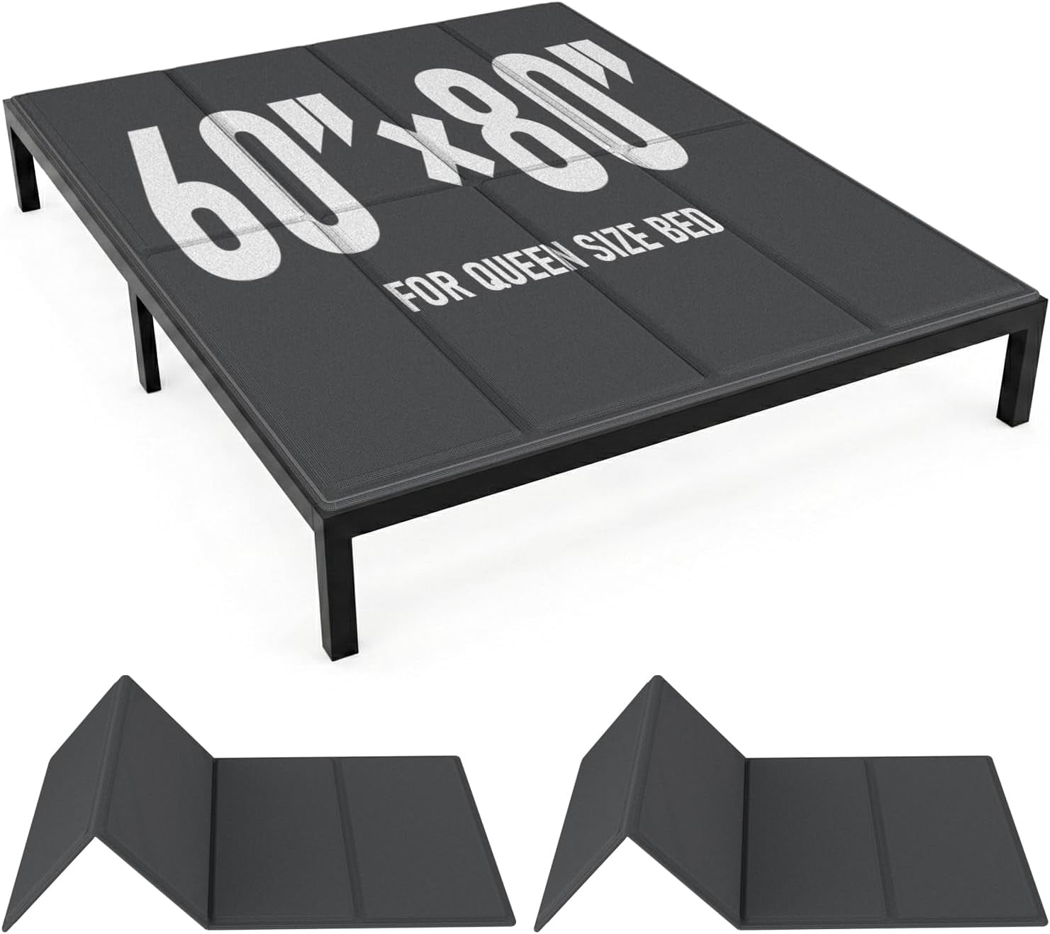HERCULES, Bed Slats, Queen Size, Heavy-Duty Solid Wood Support