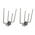 thumbnail image 2 of OneGrill Fourchettes à Brochettes en Acier Inoxydable pour Grill Rôtissoire (Convient : 1/2 Pouce Hexagone, 3/8 Pouce Carré, 1/2 Pouce Rond), 2 of 4