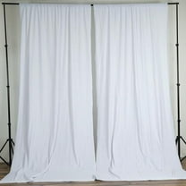 Balsa Circle 10 feet x 10 feet Polyester Professional Backdrop Curtains White