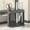 Gray, variant on TERGAYEE Kitchen Gadgets Kitchen Plastic Knife Rack Shelf Countertop Multifunctional Knife and Fork Spoon Organizer Cylinder Knife All One Organizer Knife Racks