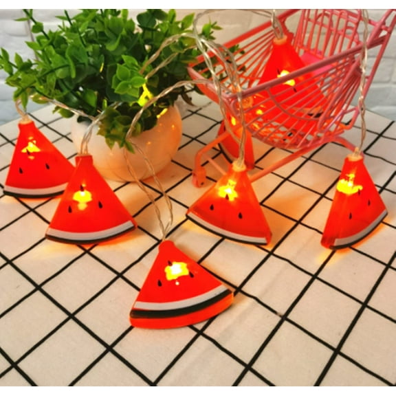 LINLIN Fruit String Lights, Lemon Slice Decor Lights Battery Operated Fairy String Light for Wall, Christmas, Nursery, Party