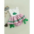 thumbnail image 5 of BemeyourBBs Baby Girl Romper Dress Golf Embroidery Sleeveless Round Neck Bodysuit, 5 of 9