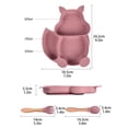 thumbnail image 2 of Kitchen Aid Babero de Silicona para niños Plato de Comedor de Silicona Juego de 6 Piezas para Entrenamiento de Alimentos complementarios para bebés Juego de divisores para bebés, 2 of 5