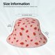 thumbnail image 3 of Fotbe Strawberry Sombrero Tipo Pescador con Estampado – Sombrero de Sol de Algodón de Moda para Playa, Golf, Pesca, 3 of 6