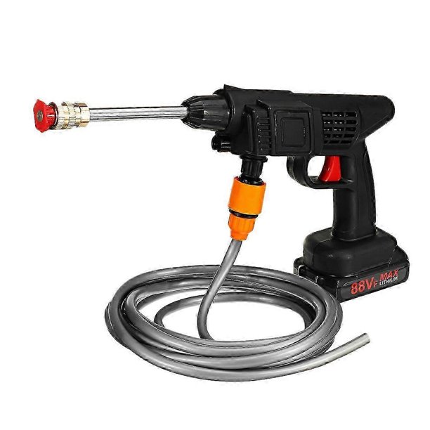 60 Bar 1500W Cordless High Pressure Car Washer Rechargeable Electric Water Foam Machine for Battery B(no batteries and chargers)