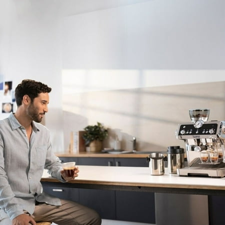 De'Longhi - La Specialista Prestigio Espresso Machine with Dual Heating System - Stainless Steel