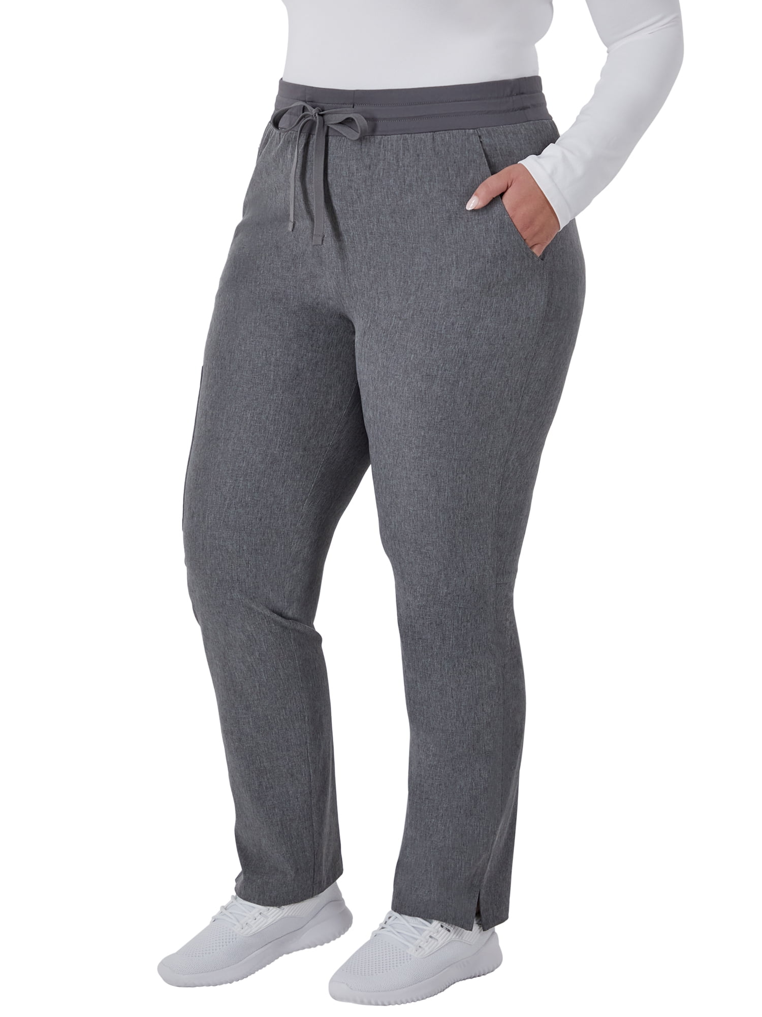 Hanes Womens Scrubs Drawstring Scrub Pants, Straight Leg, Comfort Fit, Pockets, Sizes XS-3XL