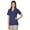Navy, variant on BlueGeneration Ladies Soft Touch S/S Y-Placket Polo - Light Blue Large Solid