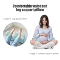 thumbnail image 6 of Luoshdecor Leg Pillow with Wave Design,Soft Lumbar and Foot Support Cushion for Sofa/Bed Use,Back Pain Relief, 6 of 6