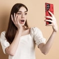 thumbnail image 5 of Asuwish Compatible with Samsung Galaxy S21 Ultra 5G Phone Case Slide Camera Cover Tempered Glass Screen Protector Stand Ring Holder Rugged Slim Cell for S21ultra 21S S 21 21ultra G5 Women Men Red, 5 of 9