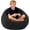 Black, variant on Bean Bag Chair Memory Foam Bean Bag Chairs for Kids/Teens with Filling Round Kids Bean Bag Chair for Living Room Bedroom College Dorm Reading Chair