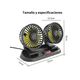 thumbnail image 4 of Ventilador Xtellar Doble Auto Coche Usb Portátil Con 2 Velocidades, 4 of 4