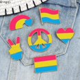 thumbnail image 4 of 50 Estilos Creativos LGBTQ Esmalte Pines Arco Iris Bandera Broche Insignias Pansexual Símbolo Asexual Corazón Insignia Orgullo Lesbiana Gay Joyería, 4 of 4