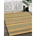 thumbnail image 3 of Ahgly Company Machine Washable Indoor Rectangle Abstract Light Brown Area Rugs, 8' x 12', 3 of 7