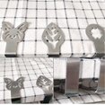 thumbnail image 4 of Set Of 4 Stainless Steel Tablecloth Clips Clamps Table Cloth Clips Table Cloth Holder Covers (butterfly), 4 of 5