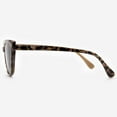 thumbnail image 3 of Bifocal Sunglasses for Women - Reader Sunglasses with Bifocals - Cat Eye Reading Sun Glasses with Built In Readers - Gela by VITENZI in Beige 2.25, 3 of 3
