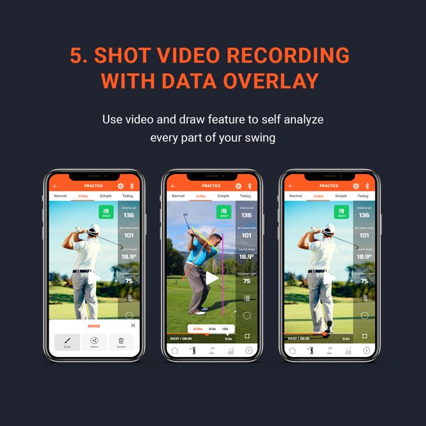Voice Caddie Swing Caddie SC300i Portable Golf Launch Monitor