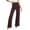 Wine, variant on Women's Low Rise Flare Jeans, Baggy Wide Leg Stretch Denim Pants, Relaxed Bootcut Casual Jeans for Everyday Wear, Retro Style and Comfortable Outfits Beige L
