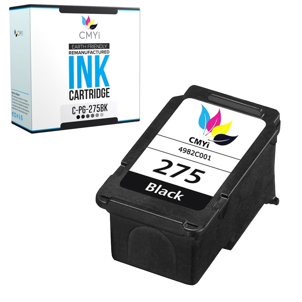 CMYi PG-275 Black Ink Cartridge Replacement Compatible for Canon PIXMA Printer, 1 Count