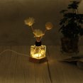 thumbnail image 5 of Soporte de exhibición de madera LED 5x5x2cm Cálida Luz Cuadrado USB Unique Bargains, 5 of 5
