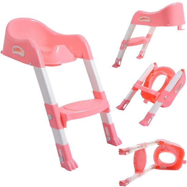 Goplus Kid Training Toilet Potty Trainer Seat Chair ...