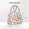 thumbnail image 2 of Fotbe Fast Food Bolsa de Almuerzo con Estampado, Lonchera Aislada, Contenedor de Comida Reutilizable Tipo Cooler a Prueba de Fugas, 2 of 6