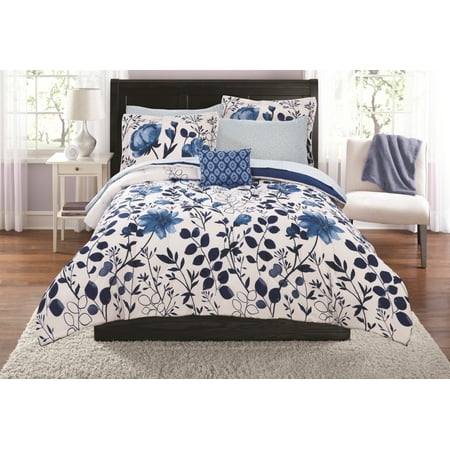 Mainstays La Bed In A Bag Coordinating Bedding Set Mainstays La Bed In A Bag Coordinating Bedding Set