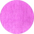 thumbnail image 1 of Ahgly Company Indoor Round Oriental Pink Industrial Area Rugs, 6' Round, 1 of 4