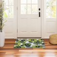 thumbnail image 3 of Yayeee Doormat for Inside 20"x32" Absorbent Low-Profile Washable Non-Slip Rubber Backed Entryway Rug, Gray Floral, 3 of 8