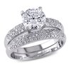 Everly Women's Cubic Zirconia Sterling Silver Bridal Set