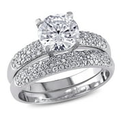 Everly Women's Cubic Zirconia Sterling Silver Bridal Set