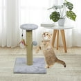 thumbnail image 5 of DOLITY Cat Scratching Post Scratch Post Premium Sisal Rope Scratcher Kitten Cat Round Gray, 5 of 5