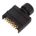 12V 7Pin Flat Male Trailer Connector Adapter AU Plug Copper for Cars